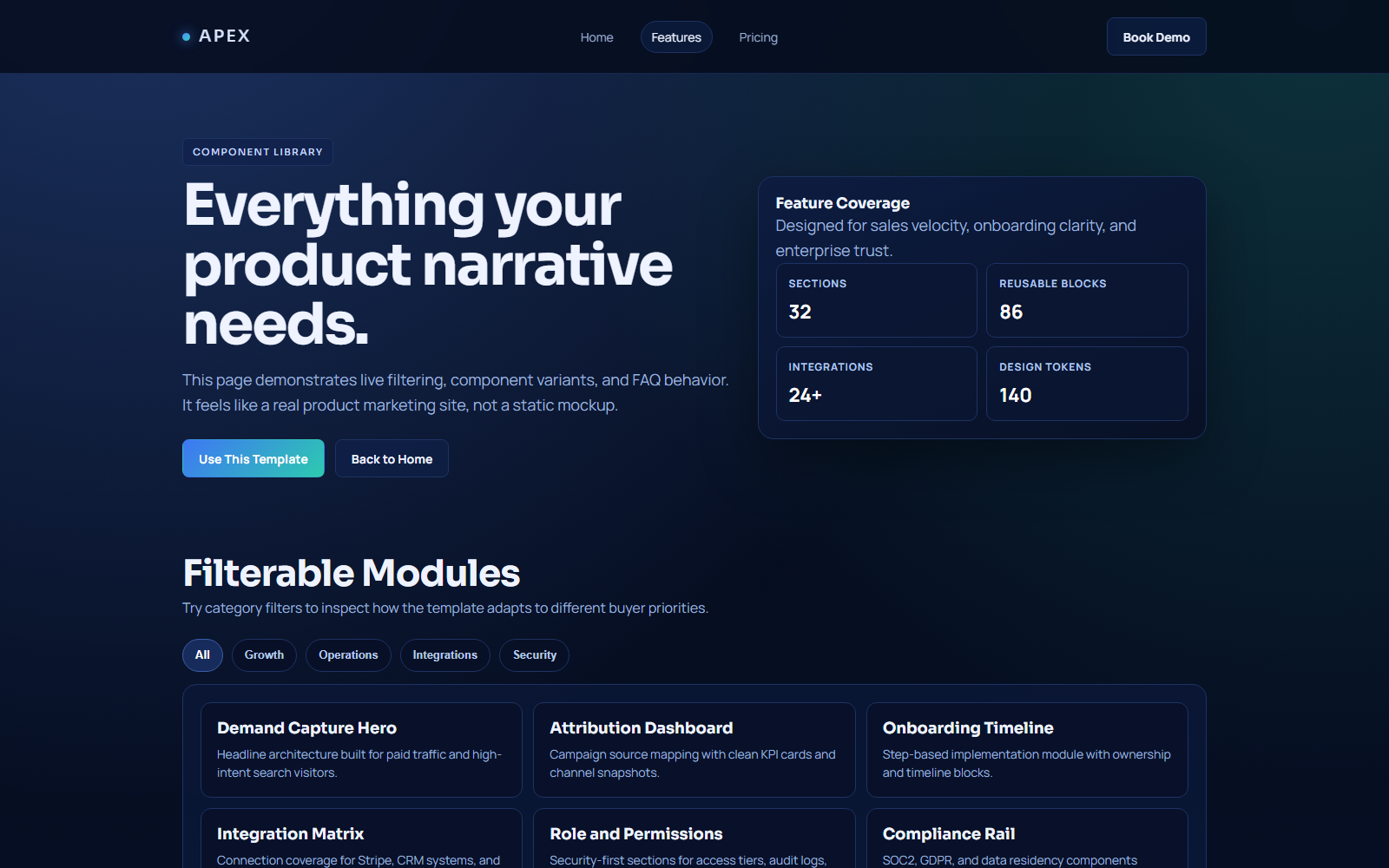 Apex features preview