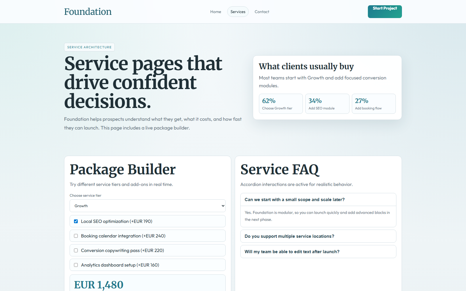Foundation services preview